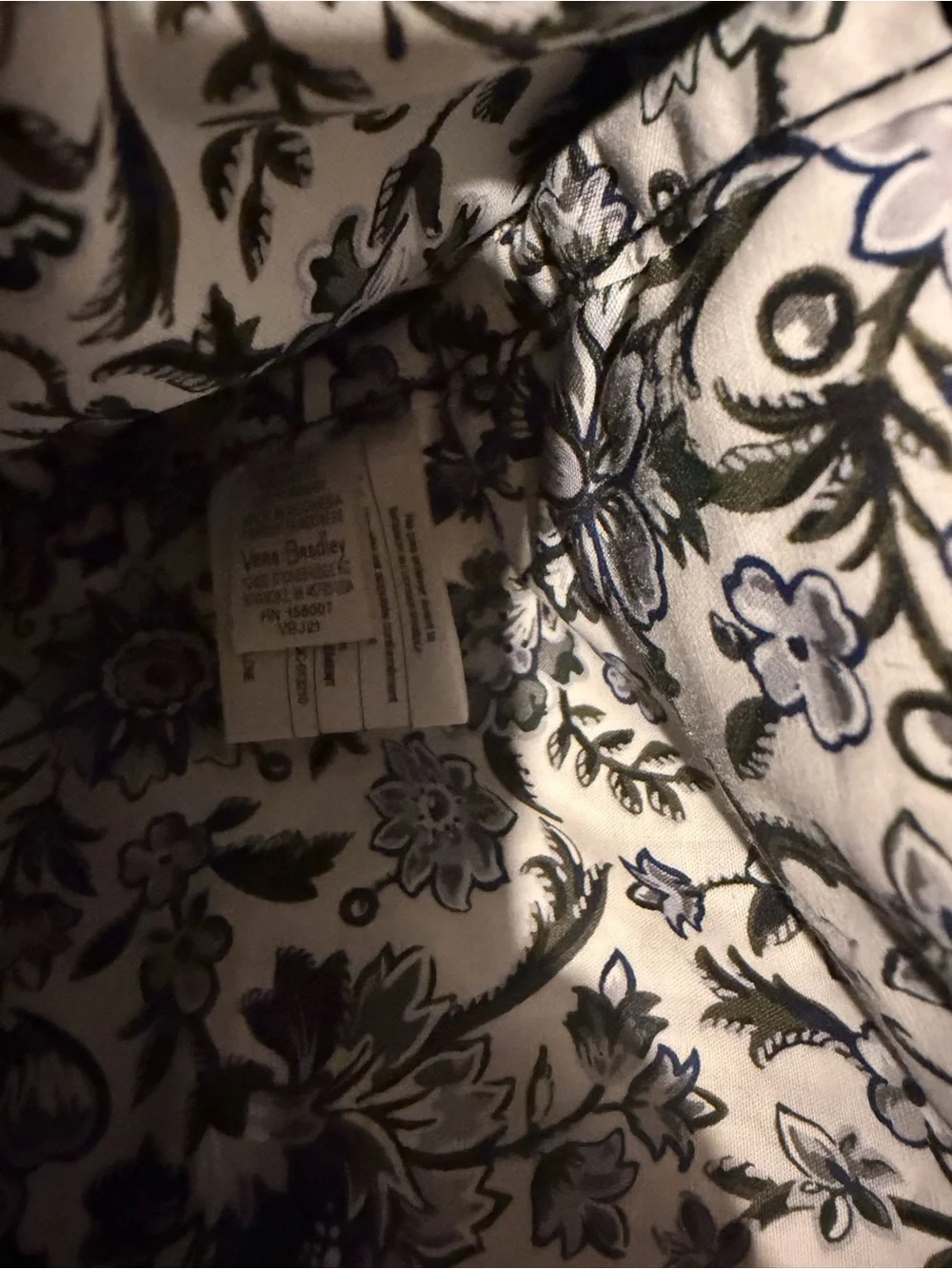 Vera Bradley Black Backpack